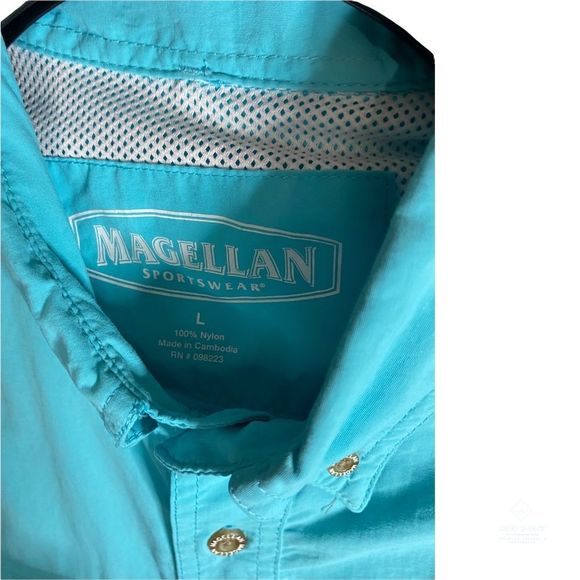 Magellan Short Sleeve Mens Large Fishing Shirt - Picture 2 of 3
